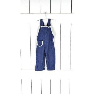 Vintage Thomas blue jean denim baby bib overalls